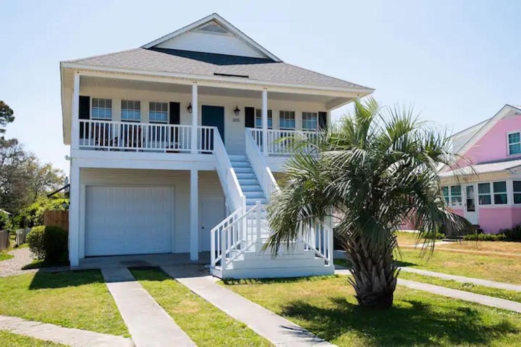 Beach Bum Bungalowカロライナビーチ エクステリア 写真